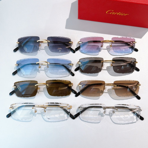 Cartier Sunglasses Luxury Brand Womens Sunglasses with Original Box Whatsapp 【+1-3239614486】CT0045O