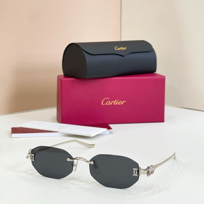 Cartier Sunglasses Luxury Brand Men Womens Sunglasses with Original Box Whatsapp 【+1-3239614486】CT0654S