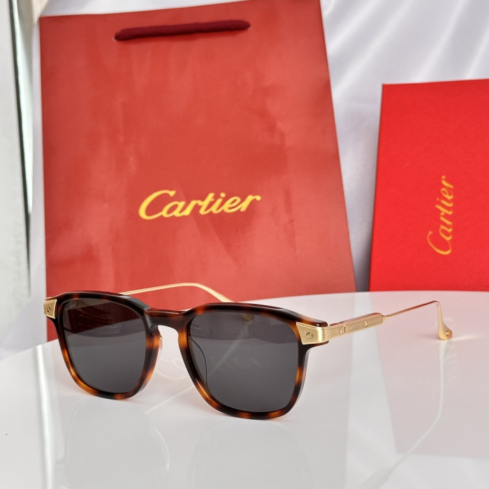Cartier Sunglasses Luxury Brand Men Womens Sunglasses with Original Box Whatsapp 【+1-3239614486】CT0611O