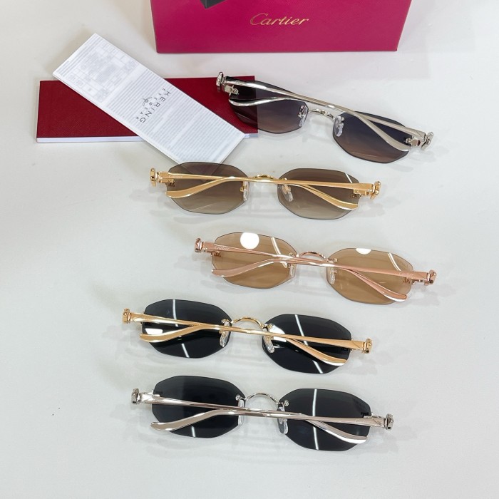 Cartier Sunglasses Luxury Brand Men Womens Sunglasses with Original Box Whatsapp 【+1-3239614486】CT0654S