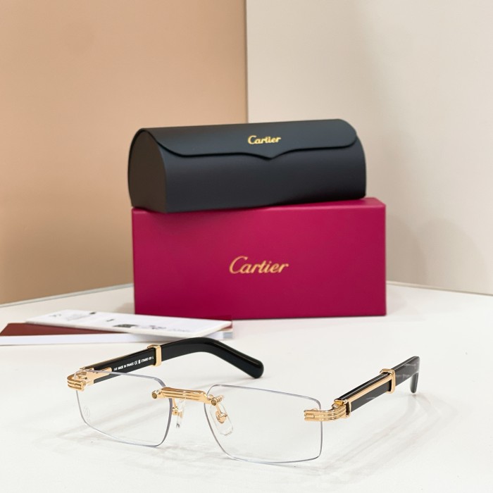 Cartier Sunglasses Luxury Brand Men Womens Sunglasses with Original Box Whatsapp 【+1-3239614486】CT0485O