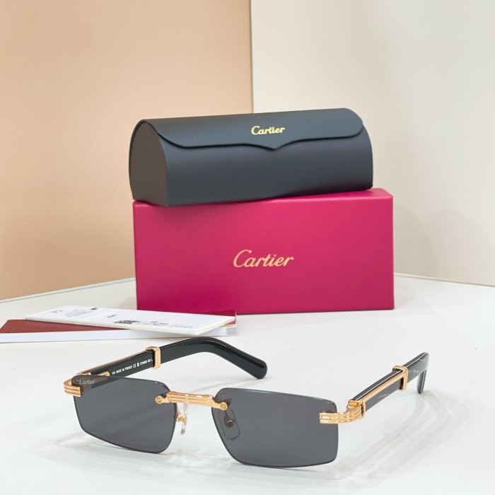 Cartier Sunglasses Luxury Brand Men Womens Sunglasses with Original Box Whatsapp 【+1-3239614486】CT0485O