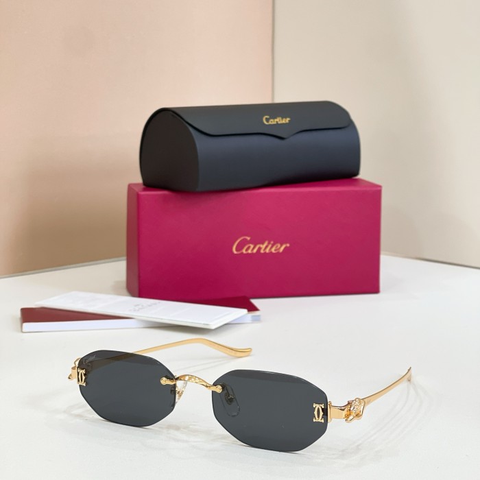 Cartier Sunglasses Luxury Brand Men Womens Sunglasses with Original Box Whatsapp 【+1-3239614486】CT0654S