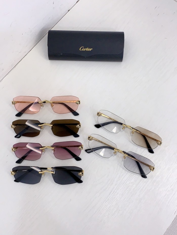 Cartier Sunglasses Luxury Brand Men Womens Sunglasses with Original Box Whatsapp 【+1-3239614486】CT0437S