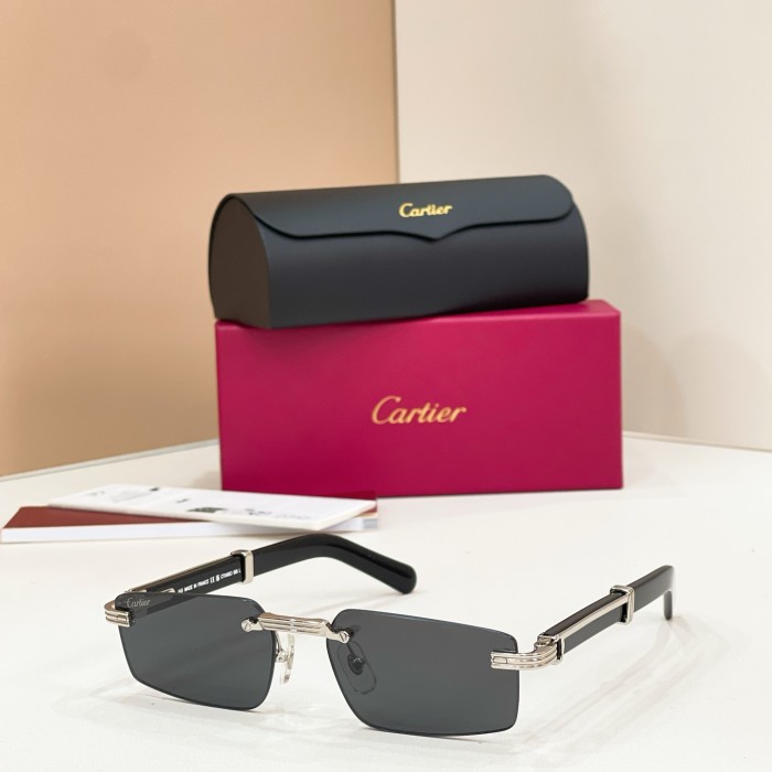 Cartier Sunglasses Luxury Brand Men Womens Sunglasses with Original Box Whatsapp 【+1-3239614486】CT0485O