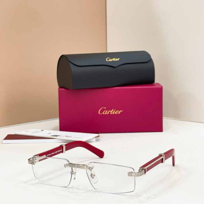 Cartier Sunglasses Luxury Brand Men Womens Sunglasses with Original Box Whatsapp 【+1-3239614486】CT0485O