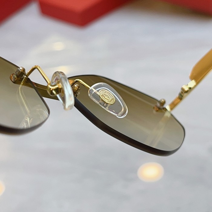 Cartier Sunglasses Luxury Brand Womens Sunglasses with Original Box Whatsapp 【+1-3239614486】CT0487S