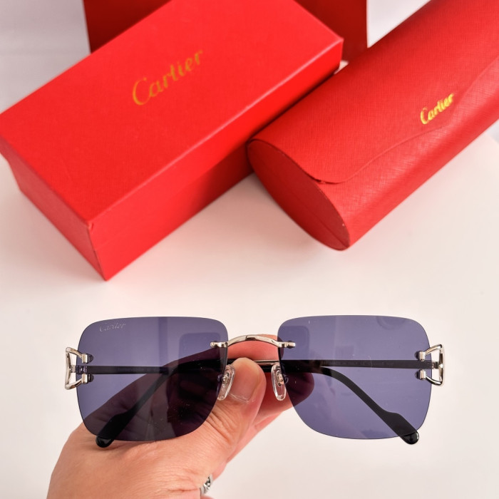 Cartier Sunglasses Luxury Brand Mens Sunglasses with Original Box Whatsapp 【+1-3239614486】CT0330S