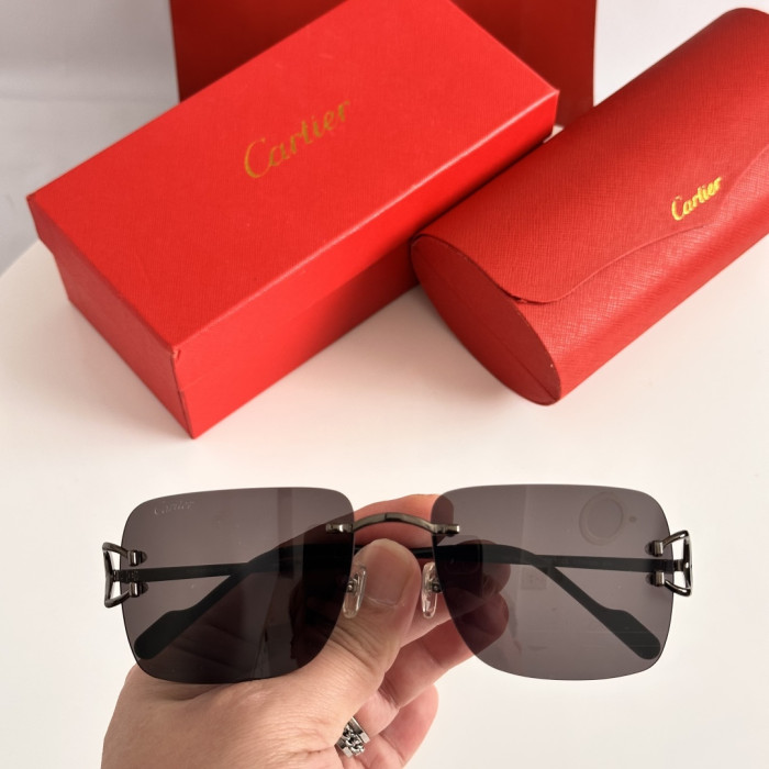 Cartier Sunglasses Luxury Brand Mens Sunglasses with Original Box Whatsapp 【+1-3239614486】CT0330S