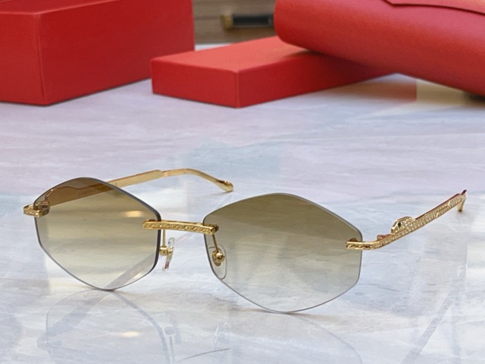 Cartier Sunglasses Luxury Brand Womens Sunglasses with Original Box Whatsapp 【+1-3239614486】CT0487S