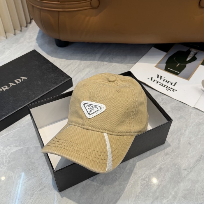 Prada Men Womens Baseball Hat Luxury Brand Design Prada Cap with Original Box Whatsapp【+1-3239614486】