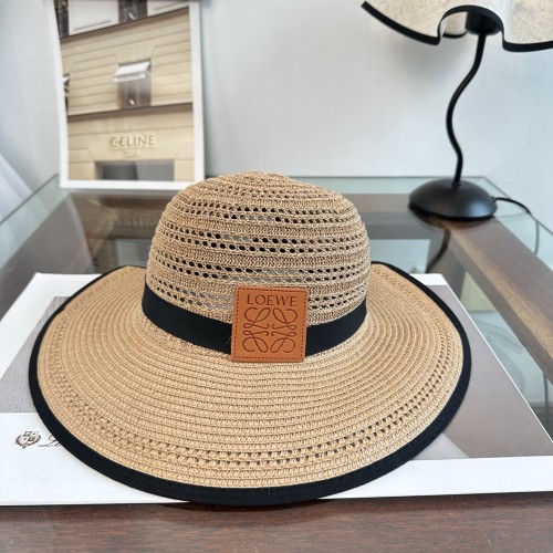 Loewe Womens Raffia Straw Hat Luxury Brand Design Loewe Sun Hats with Original Box Whatsapp 【+1-3239614486】