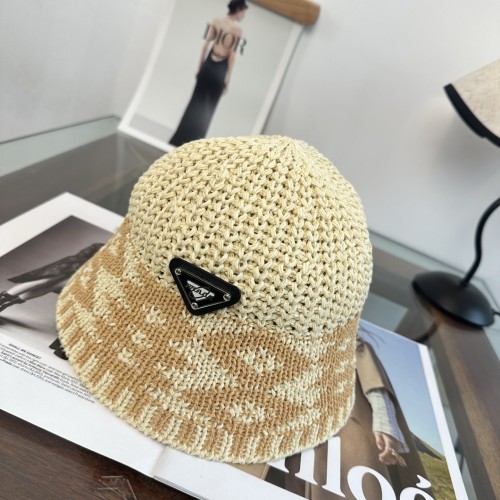 Prada Womens Bucket Hat Luxury Brand Design Prada Cap with Original Box Whatsapp【+1-3239614486】
