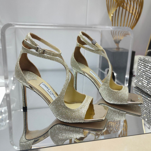 Jimmy Choo Womens Shoes Blingbling Pumps Luxury Brand Design with Original Box 8cm Heel whatsapp【+1-3239614486】