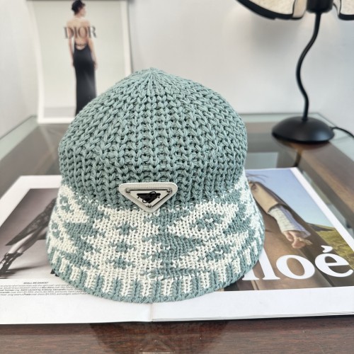 Prada Womens Bucket Hat Luxury Brand Design Prada Cap with Original Box Whatsapp【+1-3239614486】