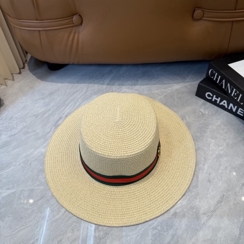 Gucci Womens Sun Cap Straw Hat Luxury Brand with Original Box Whatsapp 【+1-3239614486】