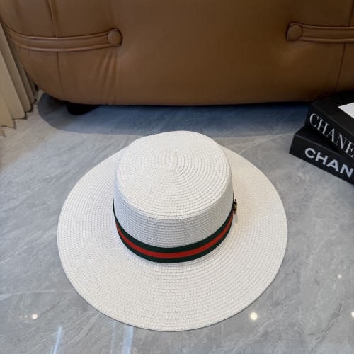 Gucci Womens Sun Cap Straw Hat Luxury Brand with Original Box Whatsapp 【+1-3239614486】
