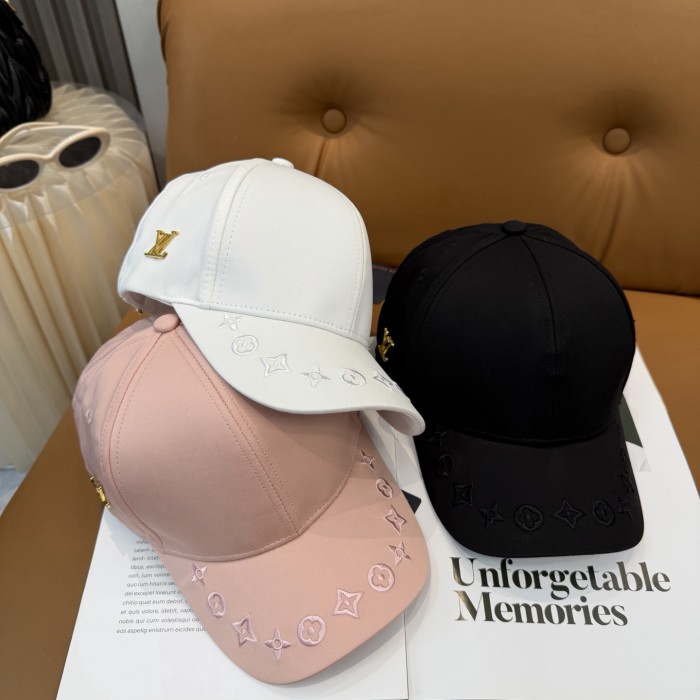 Louis Vuitton Men Womens Cap Baseball Hat Luxury Brand with Original Box Whatsapp 【+1-3239614486】