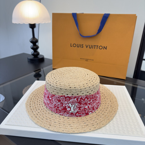 Louis Vuitton Womens Cap Raffia Straw Hat Luxury Brand with Original Box Whatsapp 【+1-3239614486】