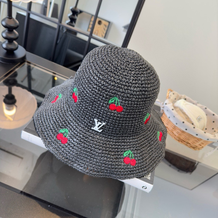 Louis Vuitton Womens Cap Straw Hat Bucket Hat Luxury Brand with Original Box Whatsapp 【+1-3239614486】