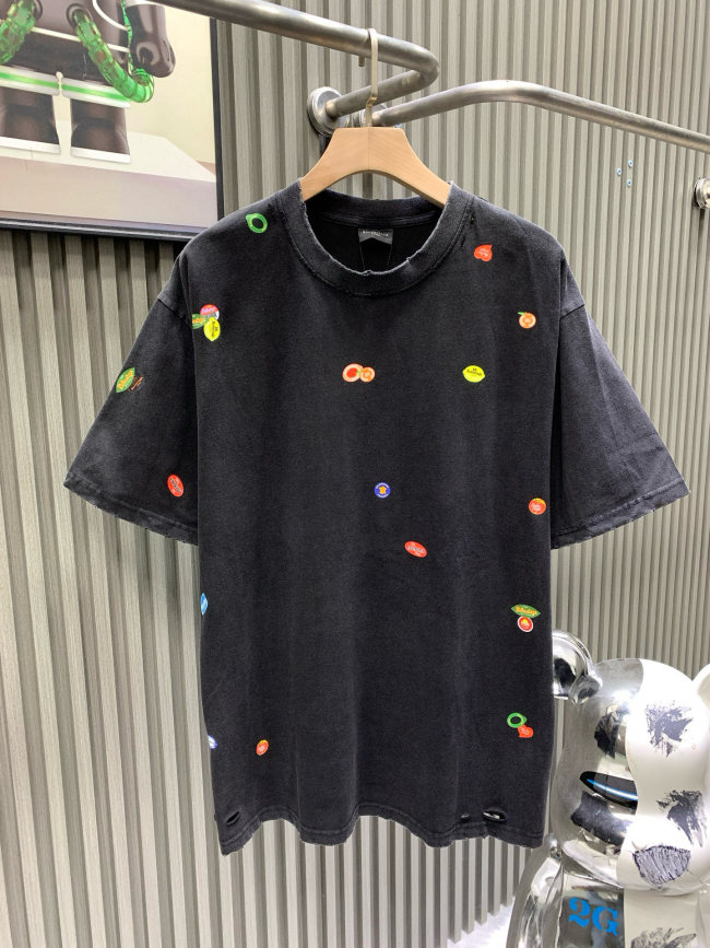 Balenciaga Luxury Brand Women Mens Short Sleeve T-Shirt with Original Box Whatsapp 【+1-3239614486】