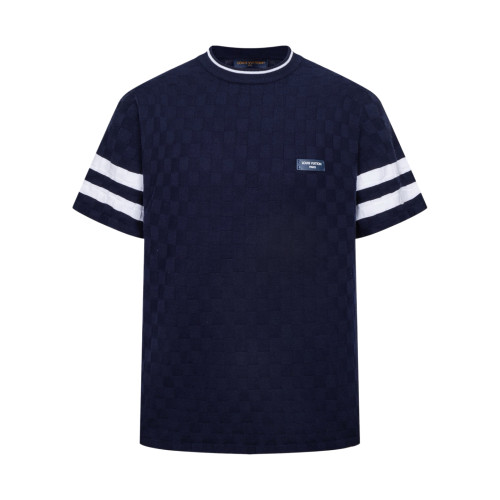 Louis Vuitton Luxury Brand Womens Men Short Sleeve T-Shirt Damier Terry Tennis T-Shirt 1AK7J0 Top Quality Whatsapp 【+1-3239614486】