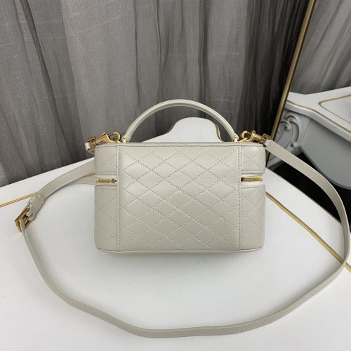 Saint Laurent YSL Womens Bag Designer Luxury Brand GABY vanity bag in lambskin 7667311EL073798 whatsapp 【+1-3239614486】