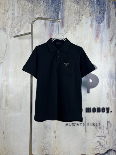 Prada Luxury Brand Men Womens Short Sleeve T-Shirt Polo Shirt with Original Box Whatsapp 【+1-3239614486】