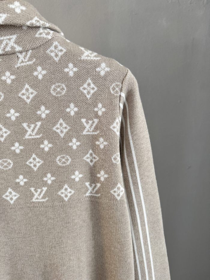 Louis Vuitton Mens Womens Sweaters Knitwear Ribbed Wool Half-Zip Pullover 1AJBWM Luxury Brand Whatsapp【+1-3239614486】
