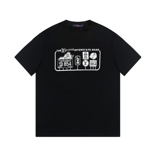 Louis Vuitton Luxury Brand Men Womens Short Sleeve T-Shirt Top Quality Whatsapp 【+1-3239614486】