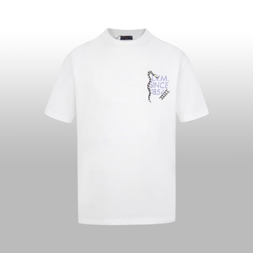Louis Vuitton  Luxury Brand Men Womens Short Sleeve Printed T-Shirt Whatsapp 【+1-3239614486】