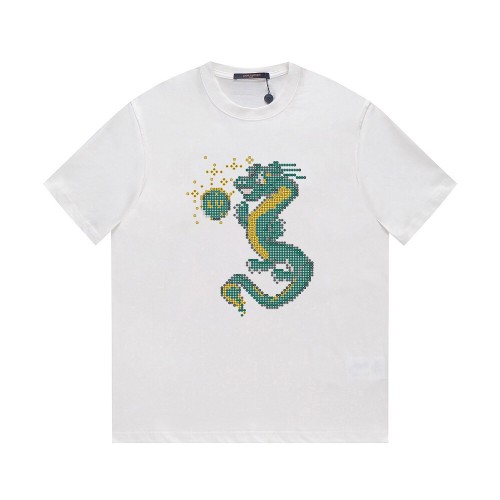 Louis Vuitton Luxury Brand Men Womens Short Sleeve T-Shirt Top Quality Whatsapp 【+1-3239614486】