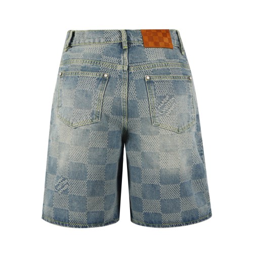 Louis Vuitton Luxury Brand Women Mens Pant Denim Shorts Jeans with Original Box Whatsapp 【+1-3239614486】