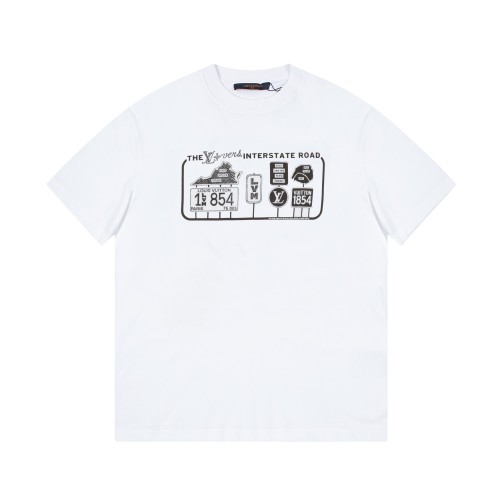 Louis Vuitton Luxury Brand Men Womens Short Sleeve T-Shirt Top Quality Whatsapp 【+1-3239614486】