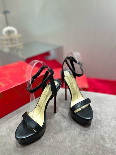 Christian Louboutin Womens Shoes So Kate Sandals Loubi Patent Psychic leather 5cm Platform and 15cm High Heels Shoes Pumps Whatsapp【+1-3239614486】