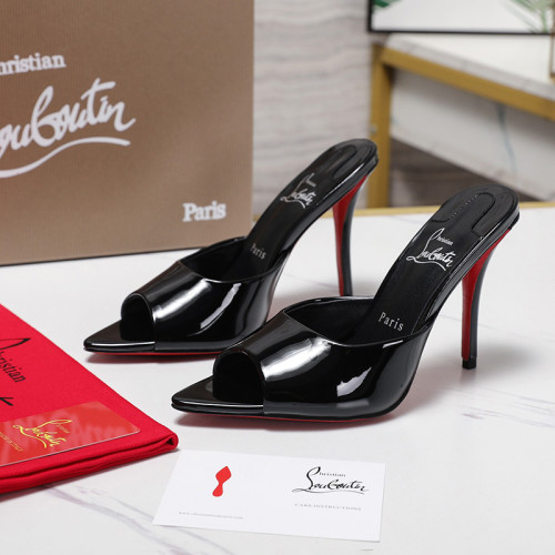 Christian Louboutin Womens Shoes So Kate Sandals Loubi Patent Psychic leather 10cm High Heels Shoes Pumps Whatsapp【+1-3239614486】