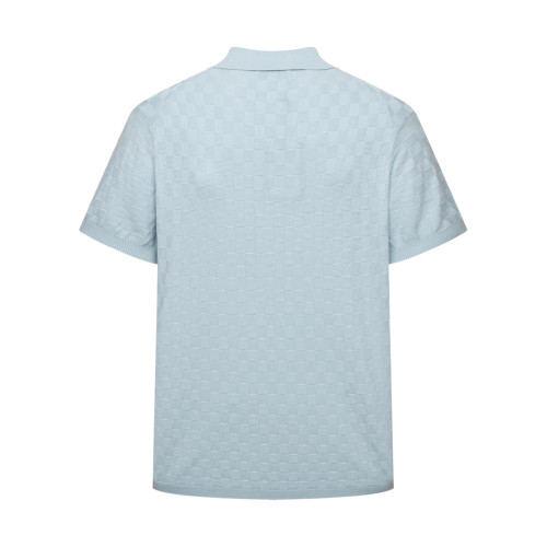 Louis Vuitton Luxury Brand Womens Men Short Sleeve T-Shirt Knit Polo Shirt Top Quality Whatsapp 【+1-3239614486】