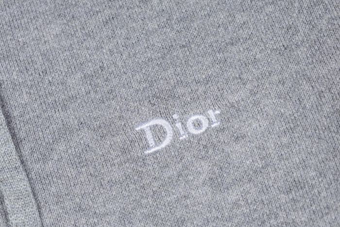 Dior Men Coat Jackets Luxury Brand Mens Knit Zip Hoodie Coat Top Quality Whatsapp【+1-3239614486】
