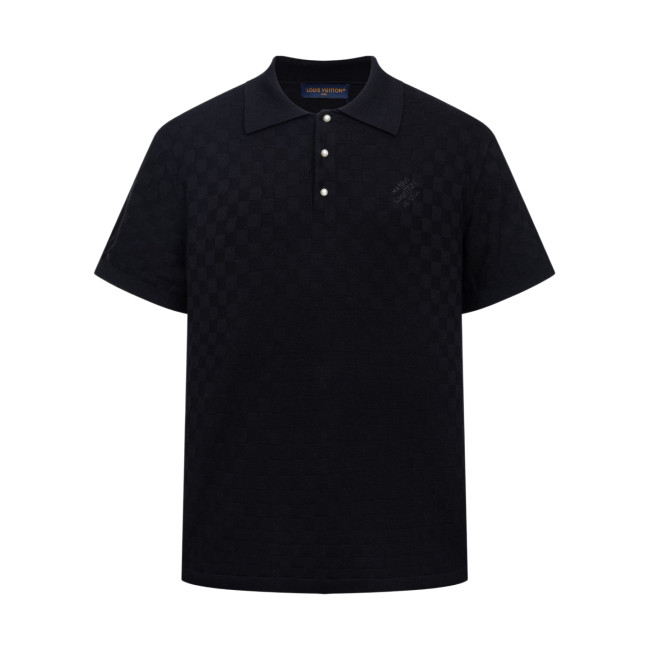 Louis Vuitton Luxury Brand Womens Men Short Sleeve T-Shirt Knit Polo Shirt Top Quality Whatsapp 【+1-3239614486】