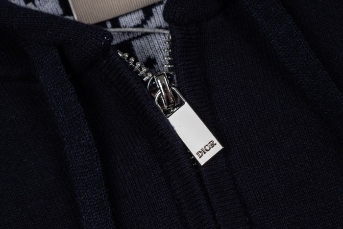 Dior Men Coat Jackets Luxury Brand Mens Knit Zip Hoodie Coat Top Quality Whatsapp【+1-3239614486】