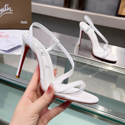 Christian Louboutin Womens Shoes So Kate Sandals Loubi Patent Psychic leather 10cm High Heels Shoes Pumps Whatsapp【+1-3239614486】