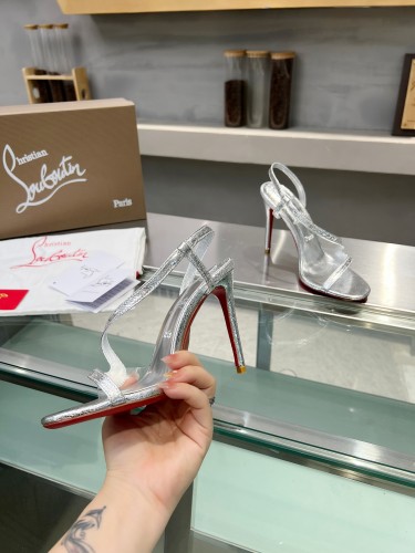 Christian Louboutin Womens Shoes So Kate Sandals Loubi Patent Psychic leather 10cm High Heels Shoes Pumps Whatsapp【+1-3239614486】