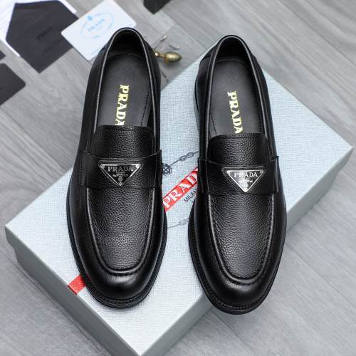 Prada Mens Shoes Business Casual Luxury Brand Dress Shoes with Original Box whatsapp +1-3239614486