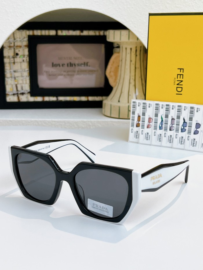 Prada Sunglasses Luxury Brand Womens Sunglasses with Original Box Whatsapp 【+1-3239614486】PR15W