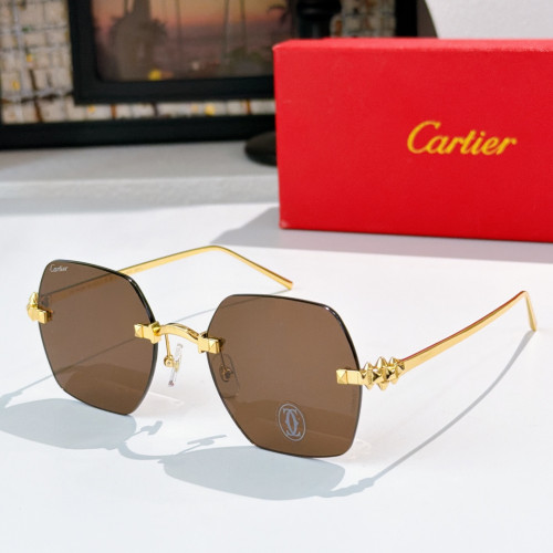 Cartier Sunglasses Luxury Brand Womens Sunglasses with Original Box Whatsapp 【+1-3239614486】CT0646O