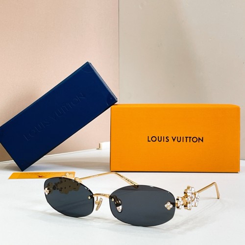Louis Vuitton Sunglasses Luxury Brand Womens Sunglasses with Original Box Whatsapp 【+1-3239614486】Z3186U