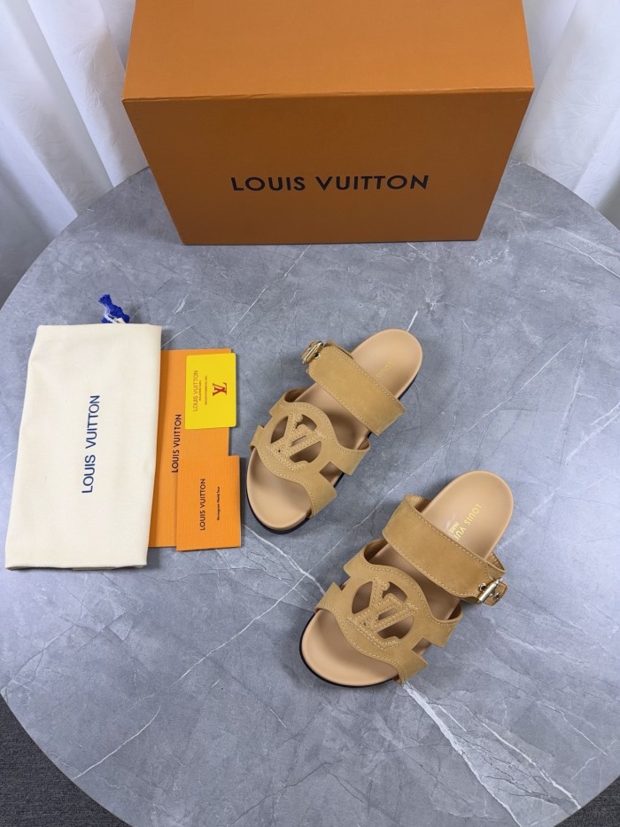Louis Vuitton Womens Shoes Sandals Slippers Luxury Brand LV Isola Comfort Sandal 1AJOWB with Original Box Whatsapp 【+1-3239614486】