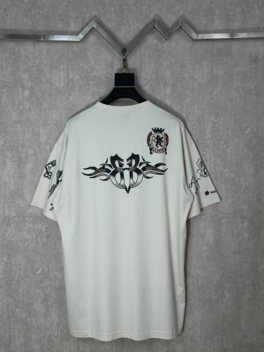 Balenciaga Luxury Brand Women Mens Short Sleeve T-Shirt Tattoo Medium Fit T-Shirt with Original Box Whatsapp 【+1-3239614486】