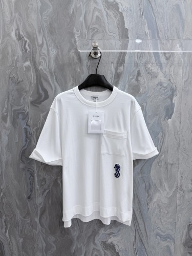 Chanel Luxury Brand Womens Short Sleeve T-Shirt with Original Box Whatsapp 【+1-3239614486】