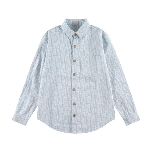 Dior Luxury Brand Women Mens Long Sleeve Shirts Overshirt Top Quality with Original Box Whatsapp 【+1-3239614486】